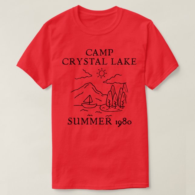 Camp Crystal Lake 2 T-Shirt (Design vorne)