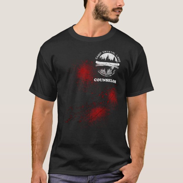 Camp Crystal Lake counselor (Friday the 13th) Esse T-Shirt (Vorderseite)