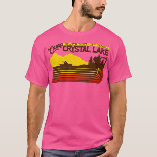 Camp Crystal Lake Vintage 70er Reiseandenken T-Shirt