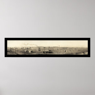 Camp Custer MI Foto 1917 Poster