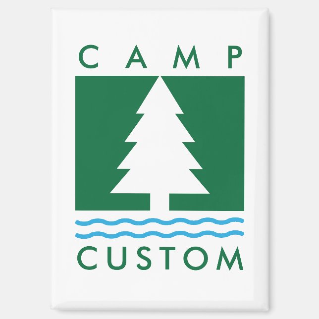 Camp Custom Magnet (Vorderseite)