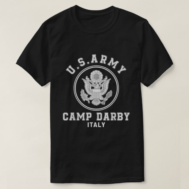 Camp Darby Italien Army Base3166 T-Shirt (Design vorne)