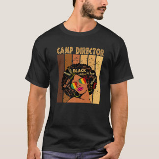 Camp Director Afro American Black History T-Shirt