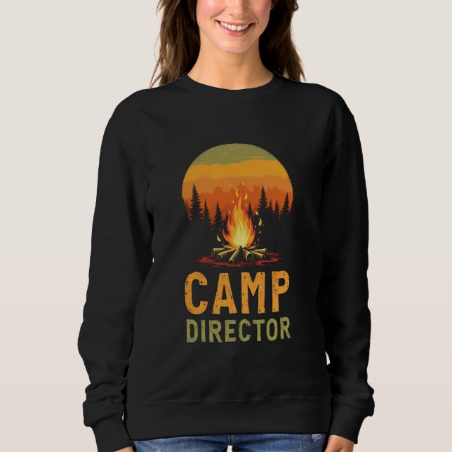 Camp Director - Campfire Adventure Sweatshirt (Vorderseite)