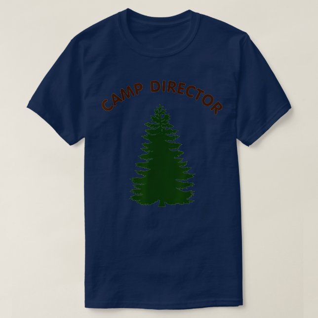 Camp Director Counselor Summer Pine Free Gift T-Shirt (Design vorne)