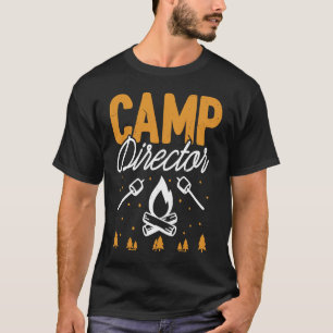Camp Director Funny Camping Campfire Berg Cli T-Shirt