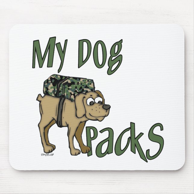 Camp Dog Mousepad (Vorne)