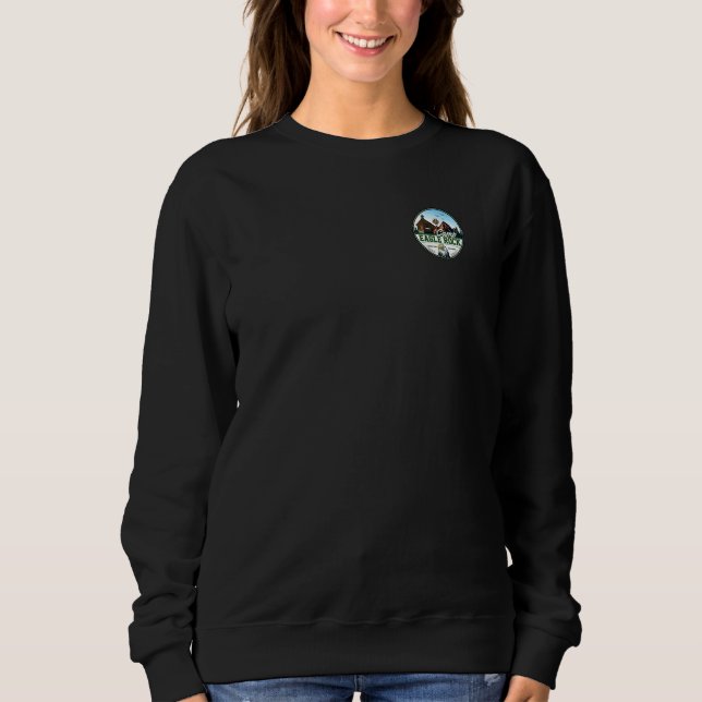 Camp Eagle Rock linkes Brustemblem Sweatshirt (Vorderseite)