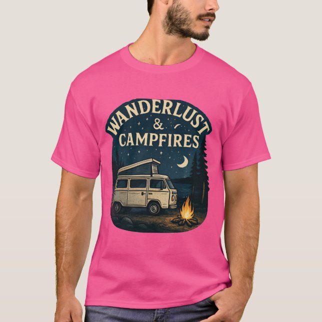 camp fire T shirt (Vorderseite)