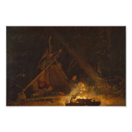 Camp Fire Winslow Homer Fotodruck