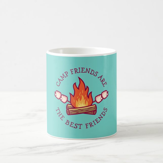 Camp-Freunde sind die besten Freunde Kaffeetasse (Mittel)
