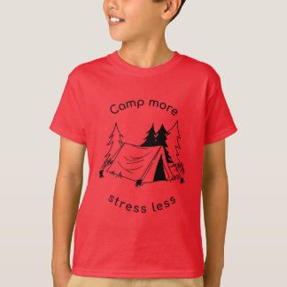 Camp für mehr Stress weniger einfaches Tri-Blend-S T-Shirt