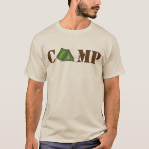 CAMP Green Summer Camping Zelt Woods T-Shirt
