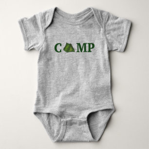 CAMP Green Zent Sommer Camping Wandern Gaben Baby Strampler