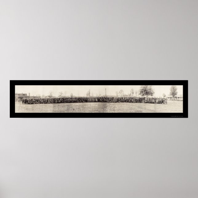 Camp Greenleaf Foto 1918 Poster (Vorne)