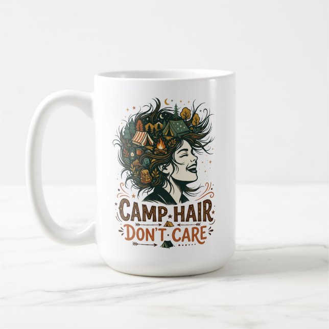 Camp Hair Don't Care Kaffeetasse (Links)