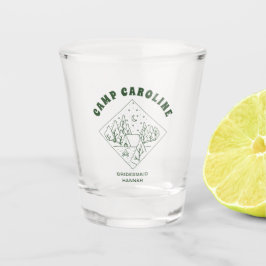 Camp Junggeselinnen-Abschied Bridesmaid Custom Schnapsglas