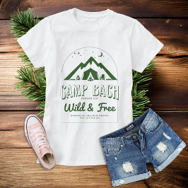 Camp Junggeselinnen-Abschied Bridesmaier Gift Gree T-Shirt