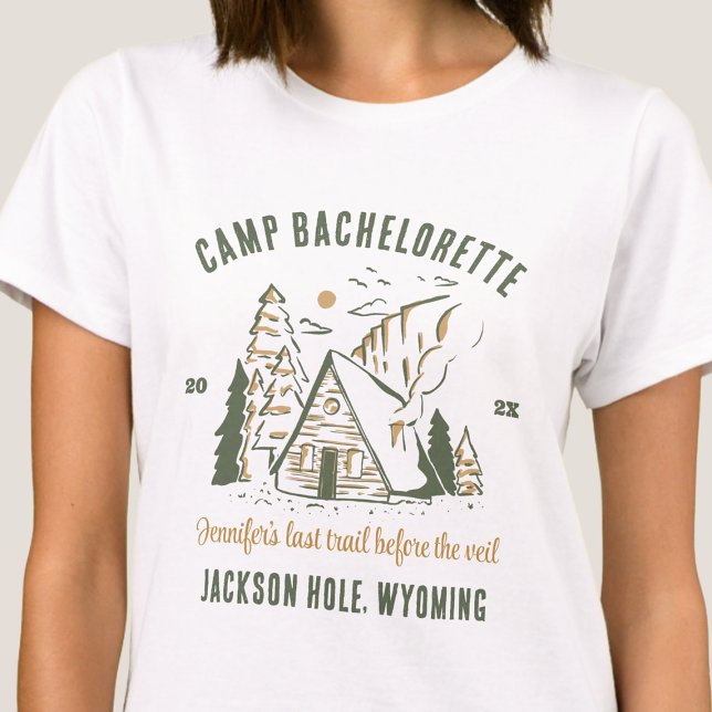 Camp Junggeselinnen-Abschied Family Camping Trip C T-Shirt (Von Creator hochgeladen)