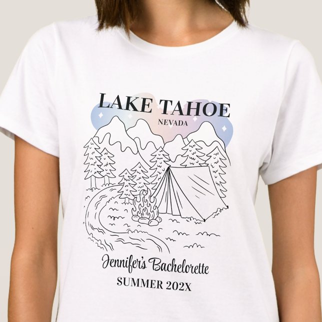 Camp Junggeselinnen-Abschied Girls Trip Camping Cu T-Shirt (Von Creator hochgeladen)