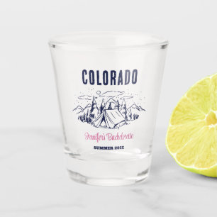 Camp Junggeselinnen-Abschied Girls Trip Custom Cam Schnapsglas