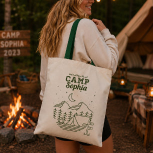 Camp Junggeselinnen-Abschied Glamping Totbeutel Tragetasche