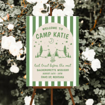 Camp Junggeselinnen-Abschied Willkommen