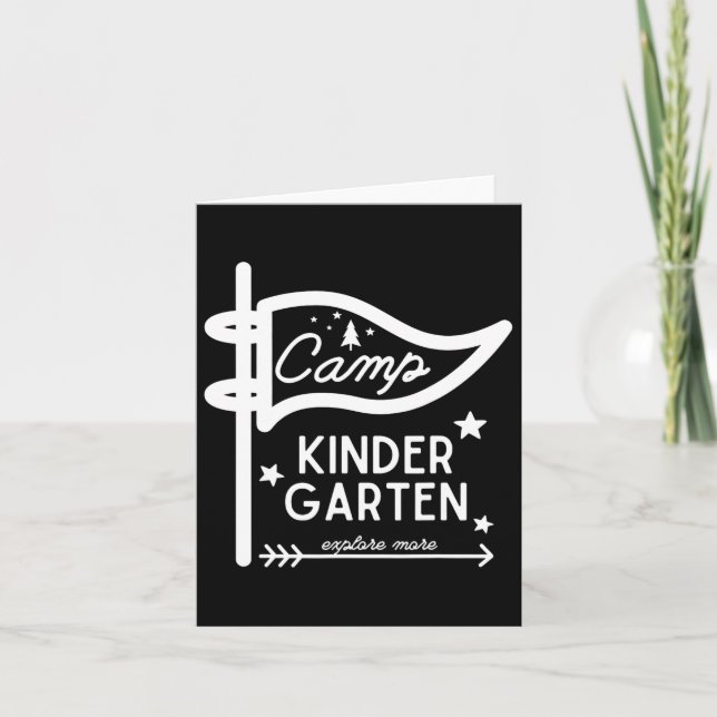 Camp Kindergarten Lehrer Campi Campi Karte (Vorderseite)