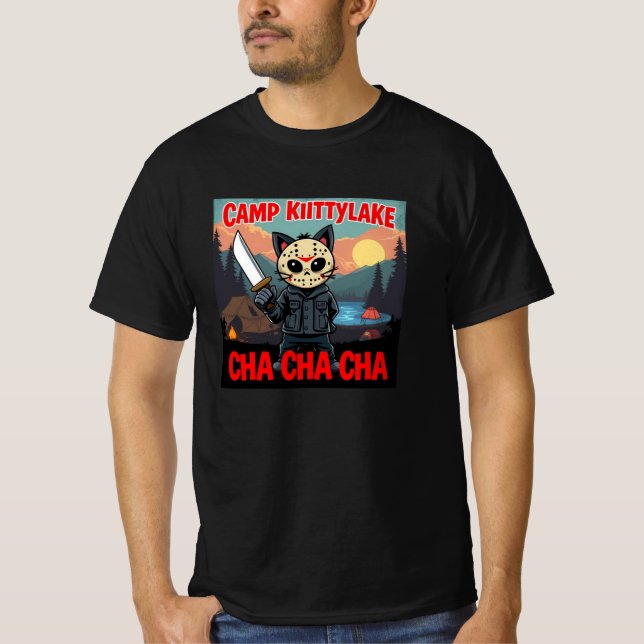 Camp Kitty Lake Mörder T-Shirt (Vorderseite)