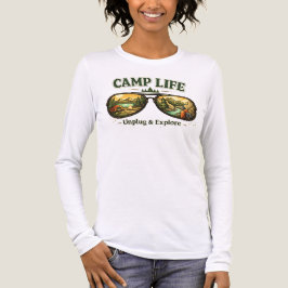 Camp Life Feels Right–Casual Long Sleeve Tee USA