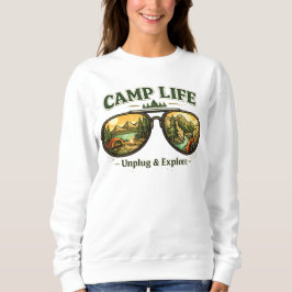 Camp Life Feels Right – Everyday Sweatshirt USA