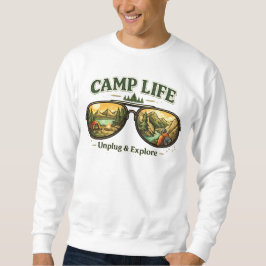 Camp Life Feels Right Men’s Sweatshirt USA