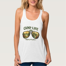 Camp Life Feels Right – Summer Tank Top USA