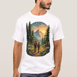 Camp Life Feels Right – Sunset Trail Tee USA