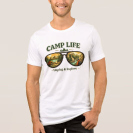 Camp Life Feels Right Tri-Blend T-Shirt USA Shirt