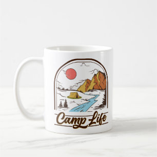 Camp Life Mountain Camping Kaffeetasse