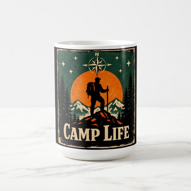 Camp Life – Outdoor Living Nature Pride Kaffeetasse (Mittel)