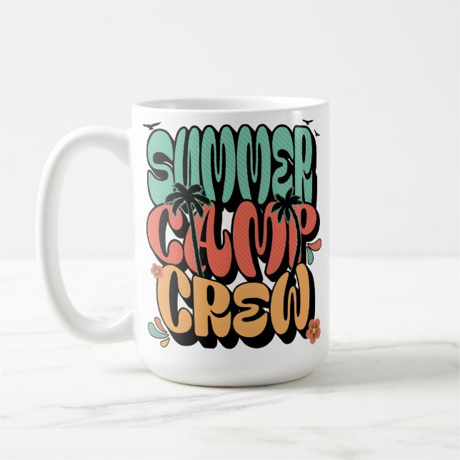 Camp-Life Summer Camping Beach Urlaub Kaffeetasse (Links)
