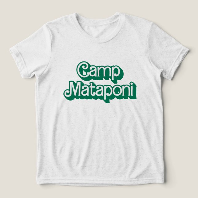 Camp Mataponi Barbie Tri-Blend Shirt (Design Vorderseite)