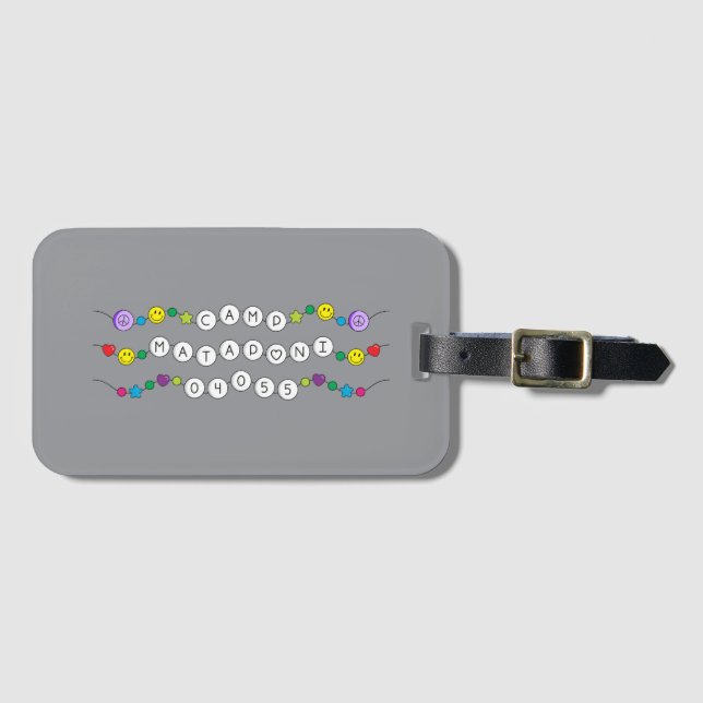 Camp Mataponi Gepäcktag Gepäckanhänger (Vorderseite (Horizontal))
