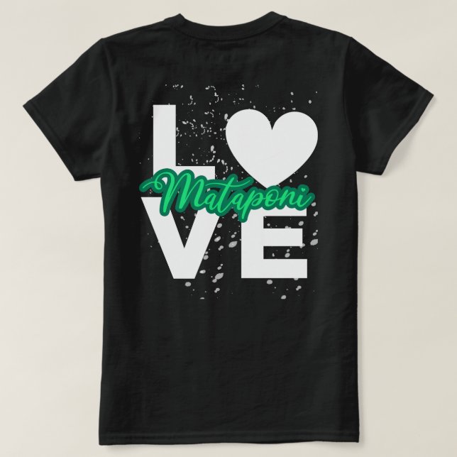 Camp Mataponi Liebe T-Shirt (Design Rückseite)