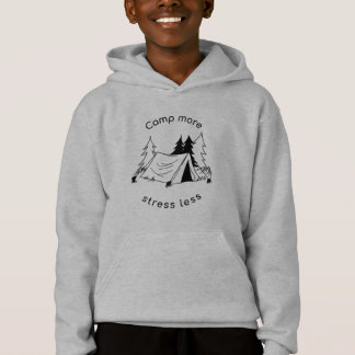 Camp mehr Stress weniger Hoodie