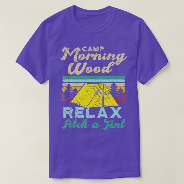 Camp Morning Wood Design Camper Morning Wood (1) T-Shirt (Design vorne)