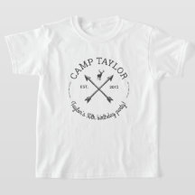 Camp-Name Logo für Geburtstagspartei