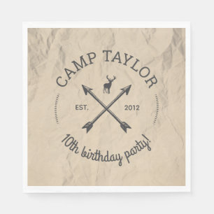 Camp-Name-Logo Serviette