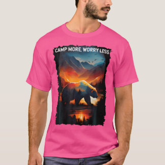 Camp noch Besorgnis erregender weniger Bären Wande T-Shirt