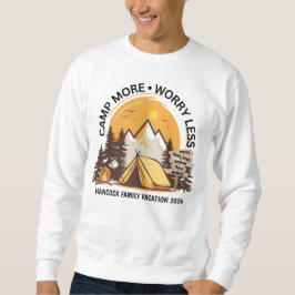 Camp noch Besorgnis erregender weniger Lager Sweatshirt