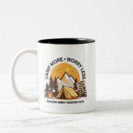 Camp noch Besorgnis erregender weniger Lager Zweifarbige Tasse