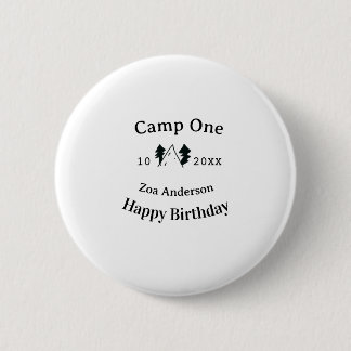 Camp one happy birthday name date campingadventure button