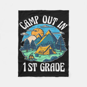 Camp-Out in 1. Klasse, Camping rückwärts bis Schoo Fleecedecke